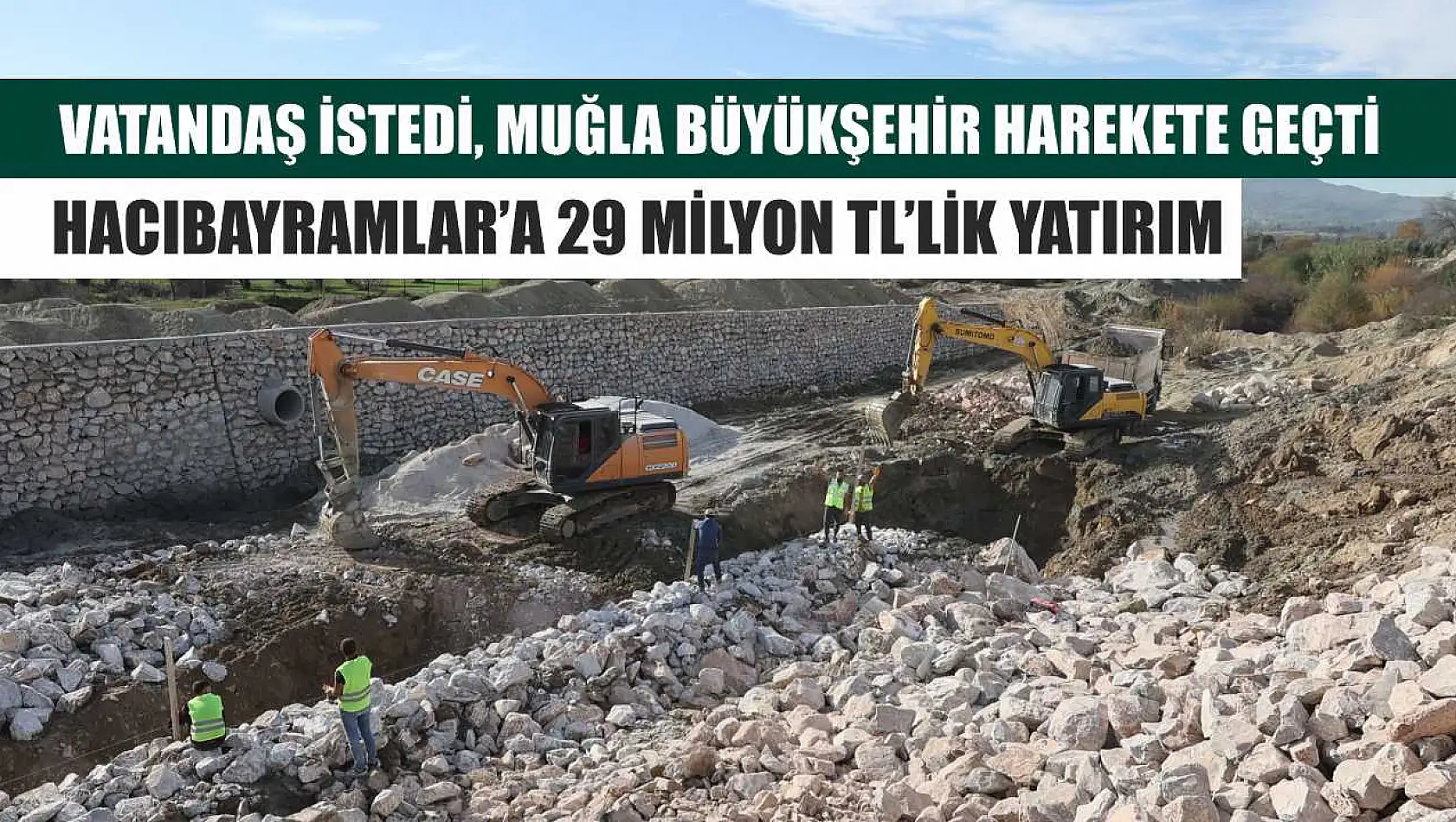 Vatandaş İstedi, Muğla Büyükşehir Harekete Geçti: Hacıbayramlar'a 29 Milyon TL'lik Yatırım