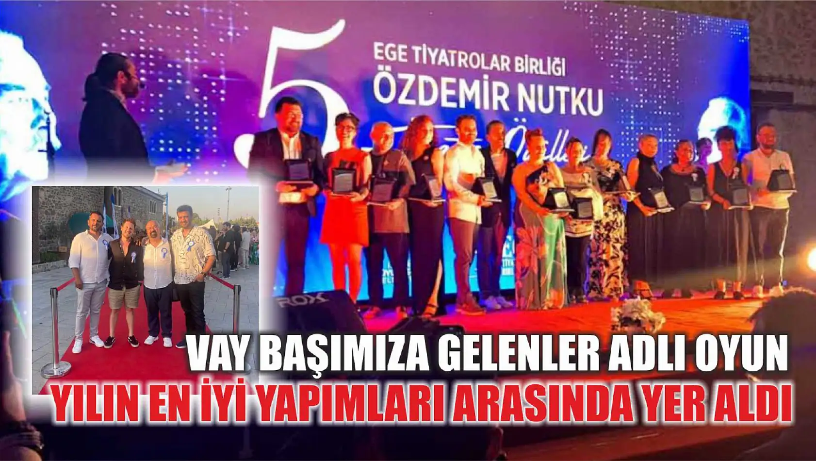 Vay Başımıza Gelenler adlı oyun yılın en iyi yapımları arasında yer aldı