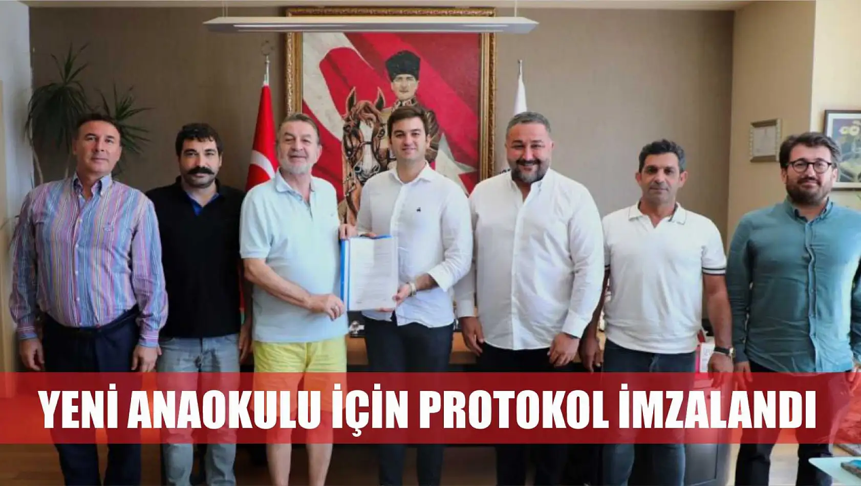 Yeni anaokulu için protokol imzalandı