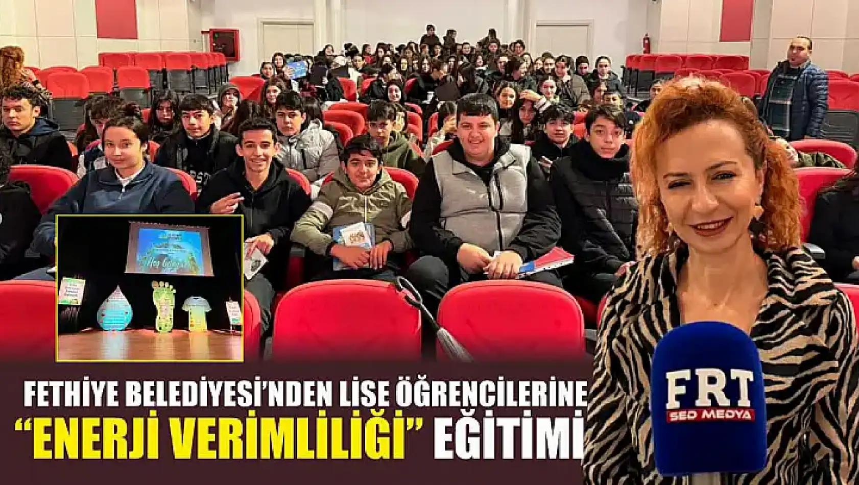 Fethiye Belediyesi'nden lise öğrencilerine 'Enerji Verimliliği' eğitimi