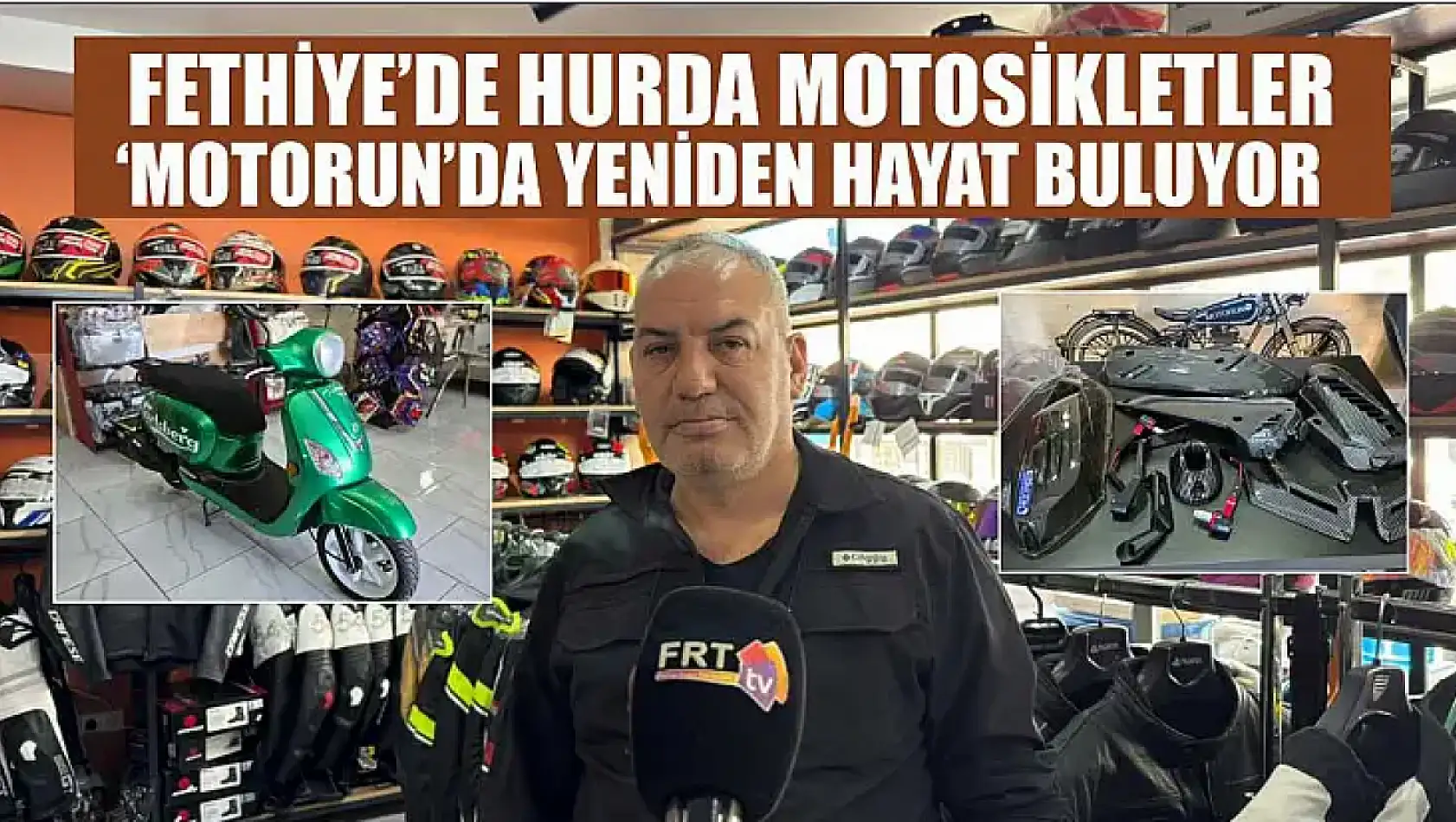 Fethiye'de hurda motosikletler 'Motorun'da yeniden hayat buluyor