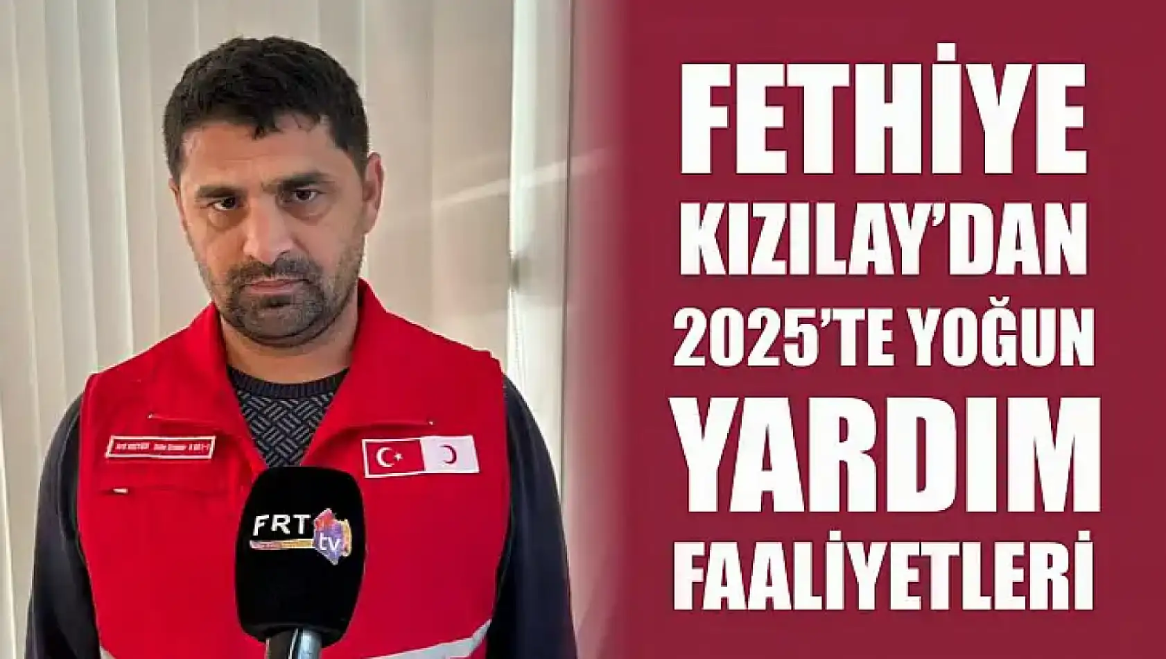 Fethiye Kızılay'dan 2025'te yoğun yardım faaliyetleri