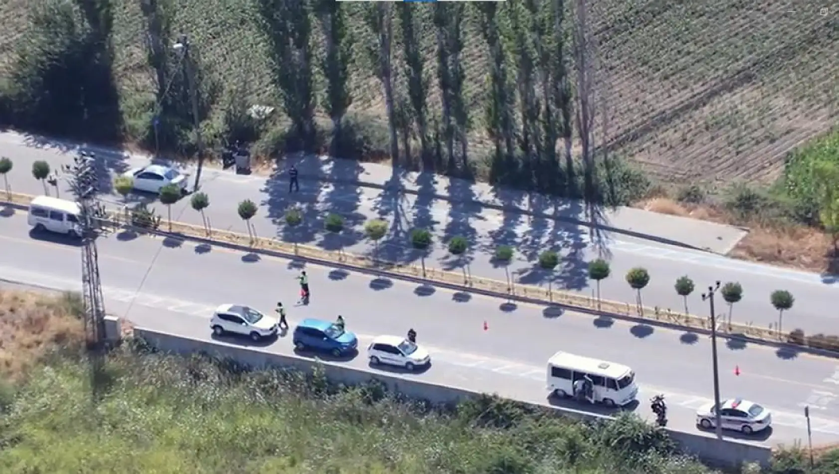 Muğla'da Cayrokepter ile trafik denetimi