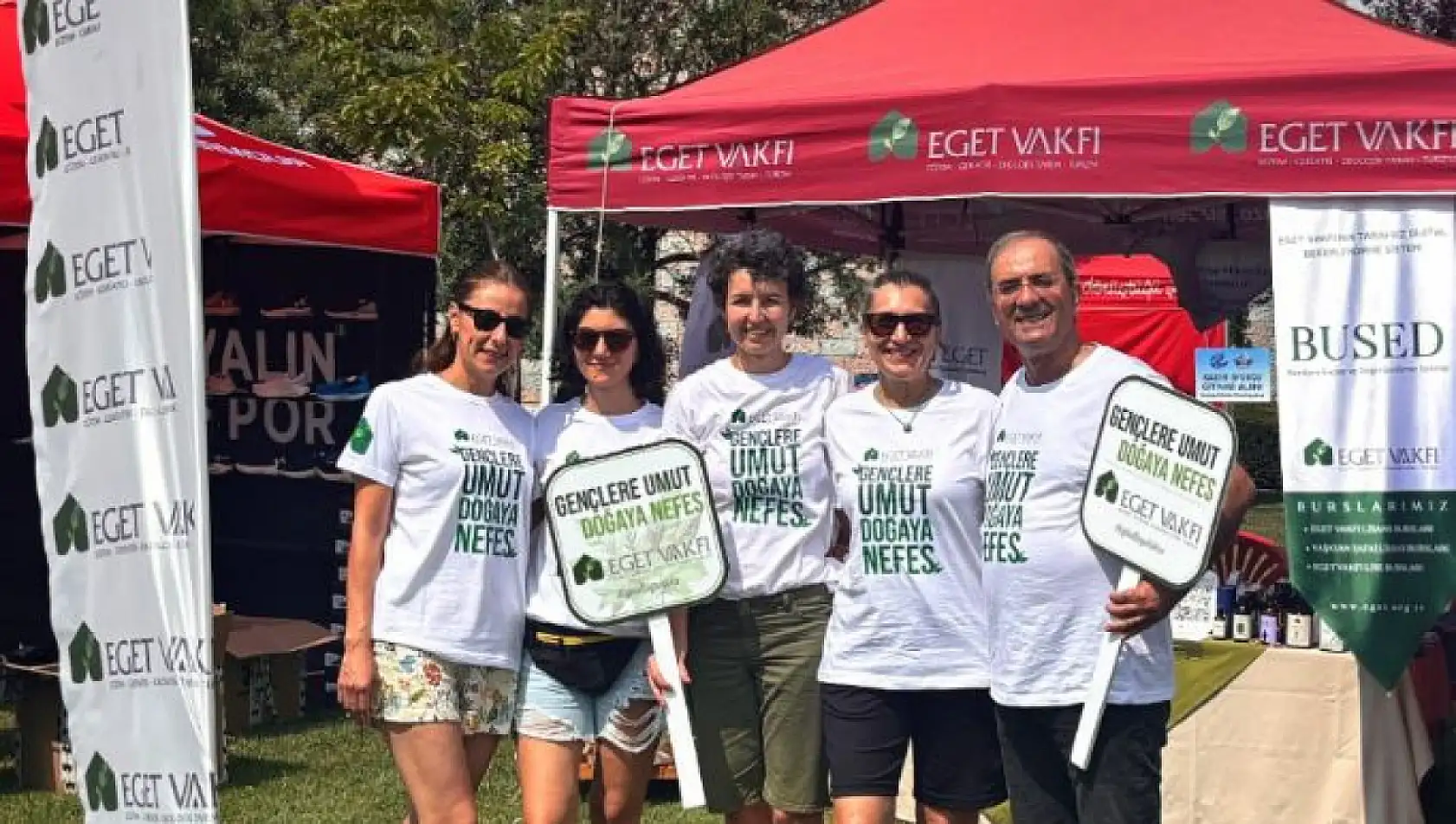 Muğla'dan katılan EGET, 'İyilik Peşinde Koş' organizasyonunda en çok bağış toplayan kurum oldu