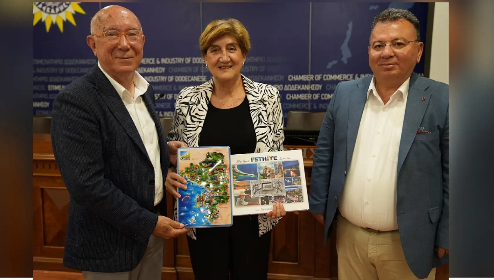 Fethiye'den Rodos'a Giden Heyet Turizm İş Birliği İçin Temaslarda Bulundu