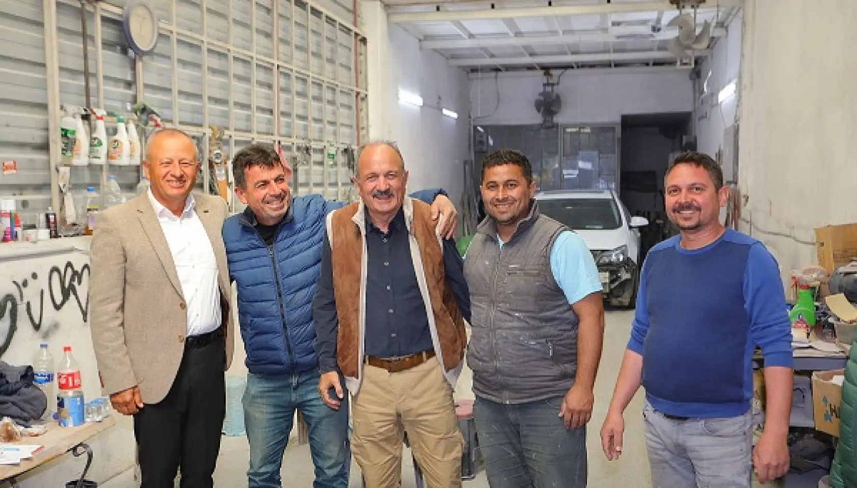 Saatcı, Sanayi Esnafını Ziyaret Etti