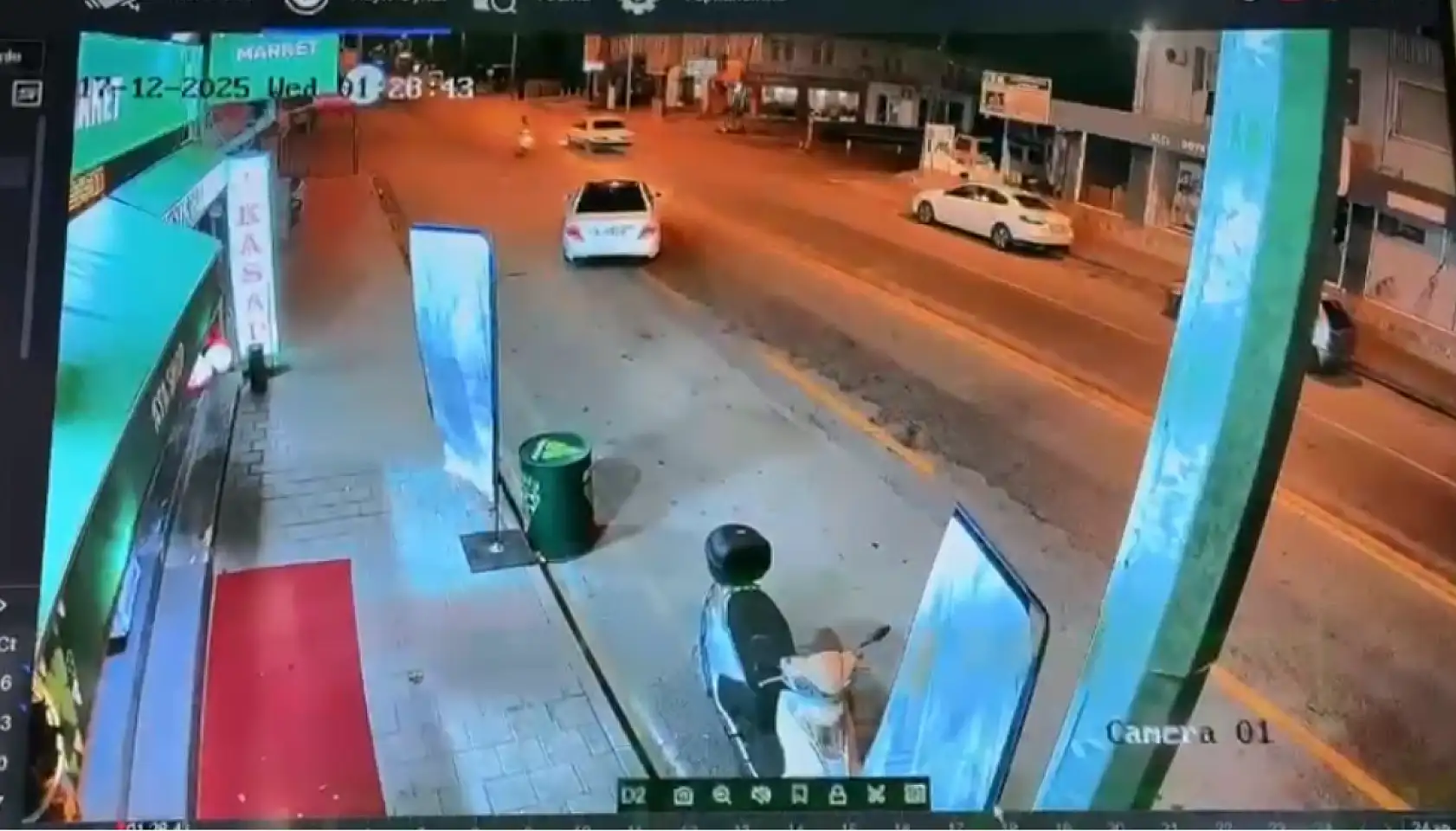 Fethiye'de feci kazada yaralı motosikletlinin kolunda 2 kırık ve bacağına 35 dikiş atıldı