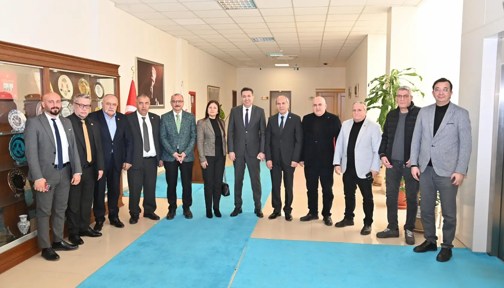 AGF Yönetimi ve BİK Genel Kurul Üyeleri OKÜ'de