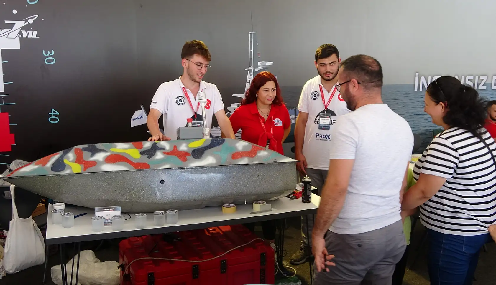 Türkiye'de ilk defa düzenlenen insansız deniz aracı yarışması otonom sürüşleriyle tamamlandı