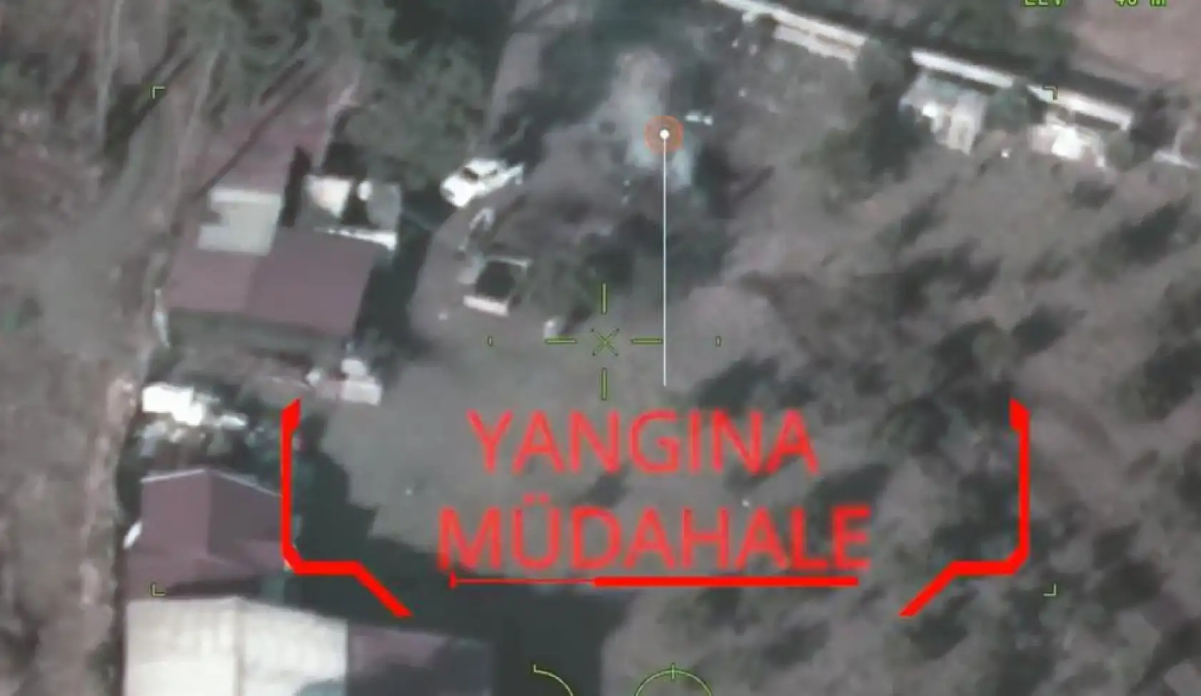 Bayraktar TB2 İHA Marmaris'te bahçe temizliğinde yakılan ateşi tespit edip, faciayı önledi