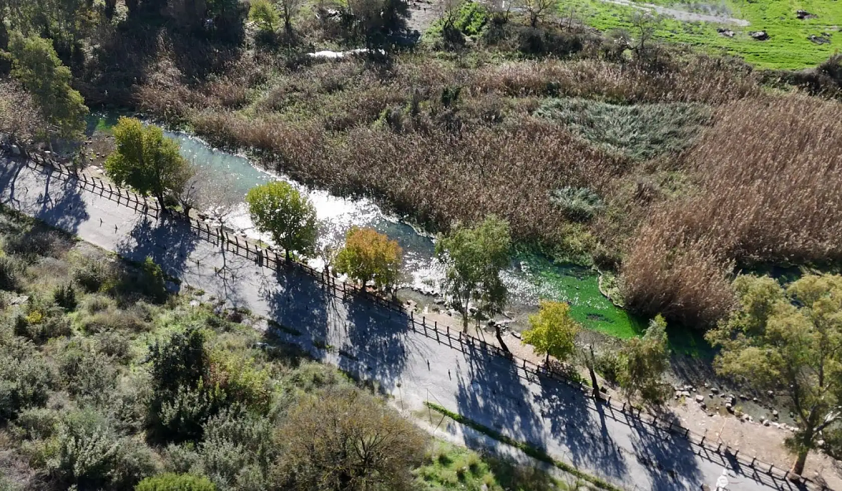 Muğla Büyükşehir Akyaka Kadın Azmağı'nda Doğal Dokuyu Koruyan Çalışmayı Tamamladı