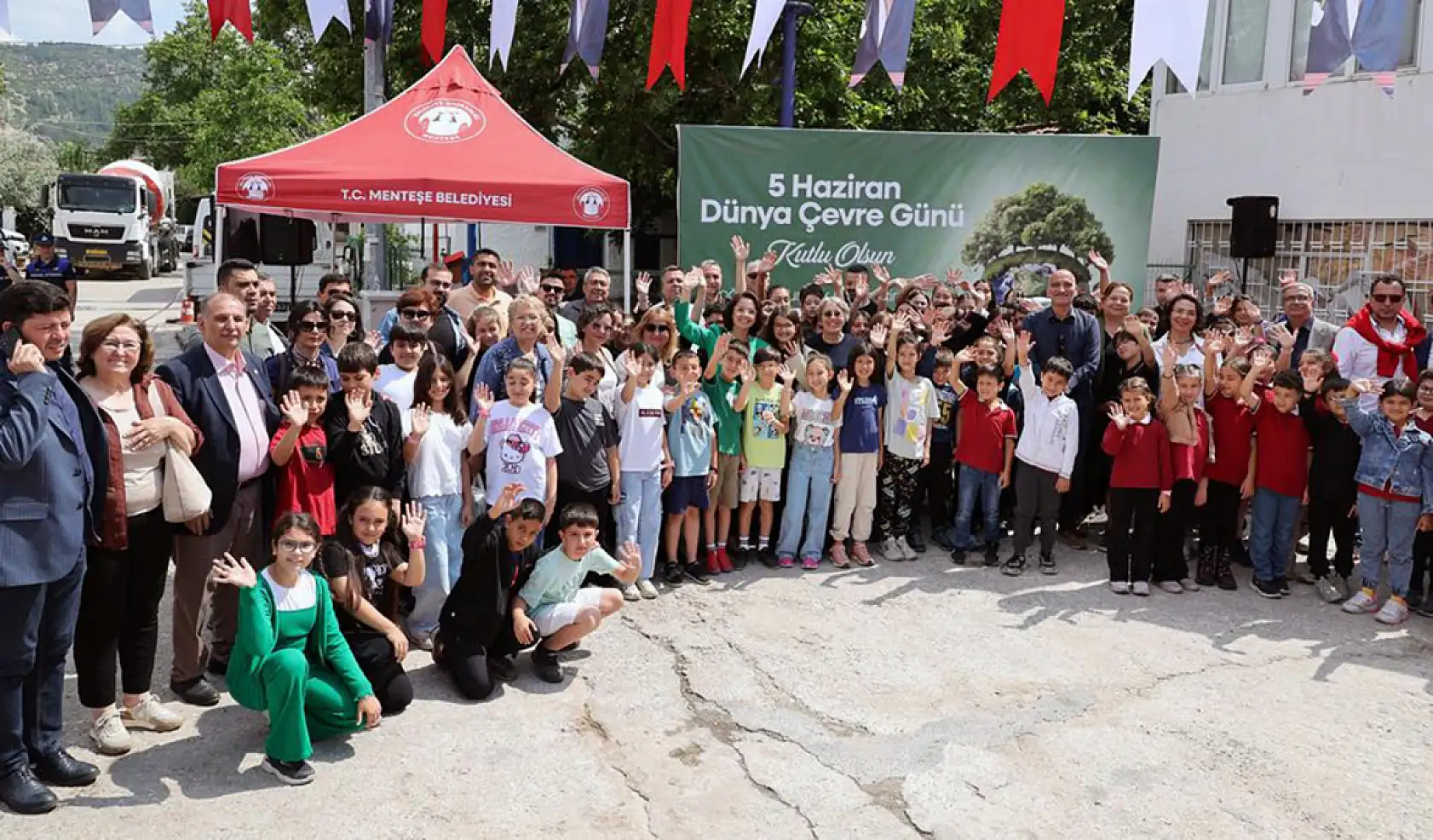 Dünya Çevre Gününde Menteşe'de anlamlı etkinlik