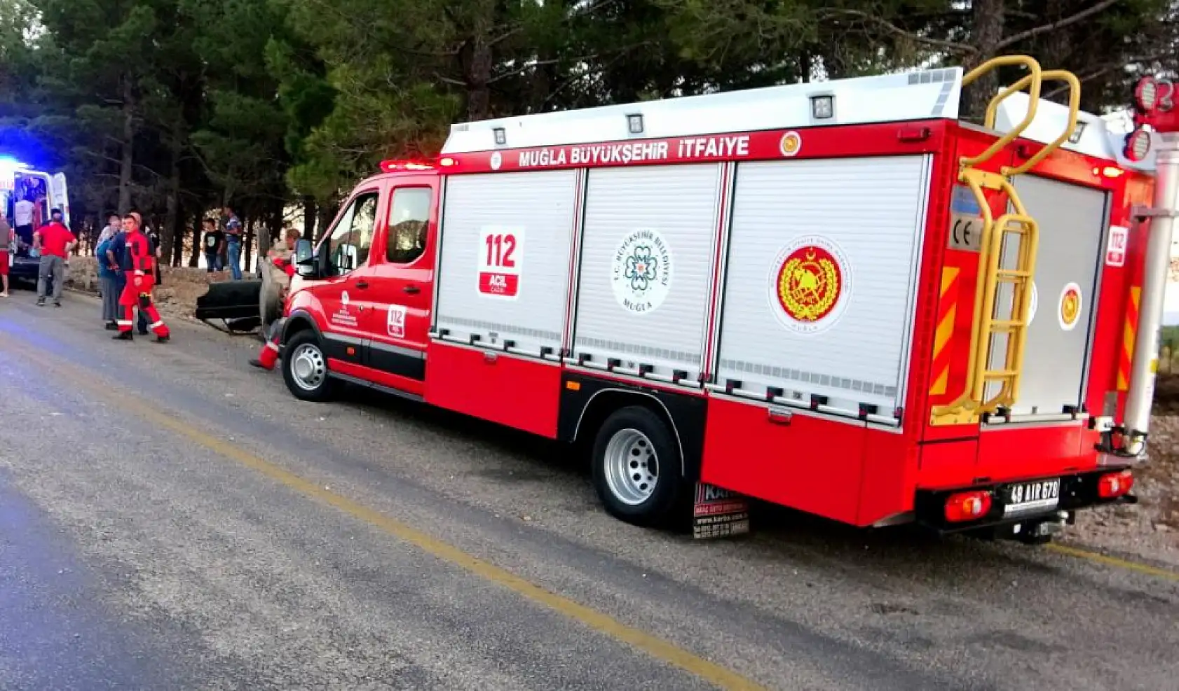 Menteşe'de trafik kazası: 4 Yaralı