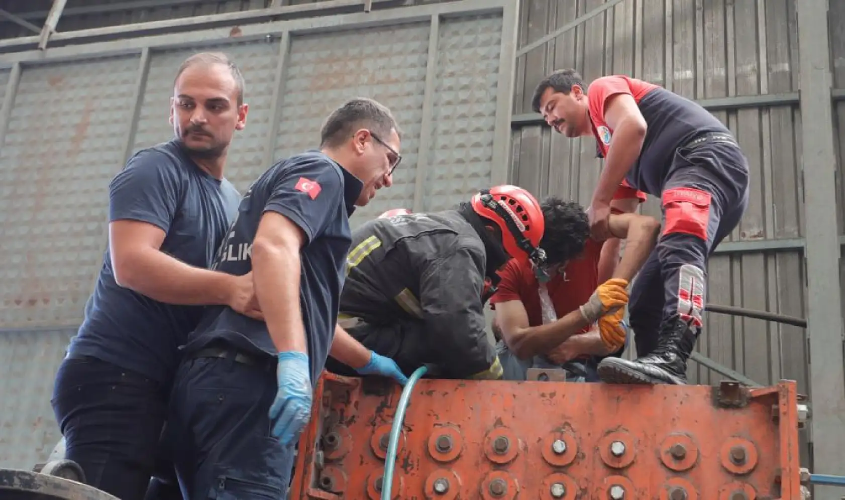 Plastik kırım makinesinde can pazarı