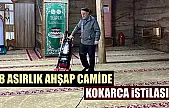 8 asırlık ahşap camide kokarca istilası