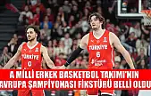 A Milli Erkek Basketbol Takımı'nın Avrupa Şampiyonası fikstürü belli oldu