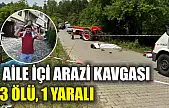 Aile içi arazi kavgası: 3 ölü, 1 yaralı