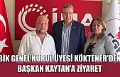 BİK Genel Kurul Üyesi Köktener'den Başkan Kaytan'a Ziyaret