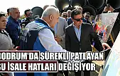 Bodrum'da sürekli patlayan su isale hatları değişiyor