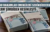 Bu rakamlar emeklileri sevindirecek: Zam şimdiden kesinleşti
