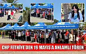 CHP Fethiye'den 19 Mayıs'a anlamlı tören