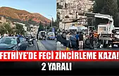 Fethiye'de feci zincirleme kaza! 2 yaralı