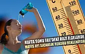 Hafta sonu Ege'deki bazı ilçelerde mayıs ayı sıcaklık rekoru bekleniyor