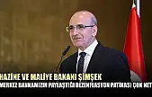 Hazine ve Maliye Bakanı Şimşek, 'Merkez Bankamızın paylaştığı dezenflasyon patikası çok net'