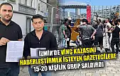 İzmir'de vinç kazasını haberleştirmek isteyen gazetecilere 15-20 kişilik grup saldırdı