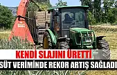 Kendi slajını üretti, süt veriminde rekor artış sağladı