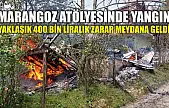 Marangoz atölyesinde yangın: Yaklaşık 400 bin liralık zarar meydana geldi