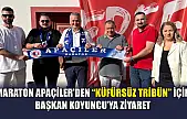 Maraton Apaçiler'den 'Küfürsüz Tribün' İçin Başkan Koyuncu'ya Ziyaret