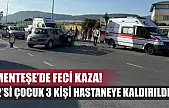 Menteşe'de feci kaza! 2'si çocuk 3 kişi hastaneye kaldırıldı