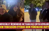 Motosiklet üzerindeki 40 yıllık evli çiftin diyaloğu hem tebessüm ettirdi hem yürekleri ısıttı
