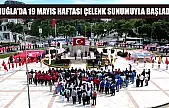 Muğla'da 19 Mayıs Haftası çelenk sunumuyla başladı