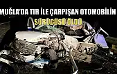 Muğla'da tır ile çarpışan otomobilin sürücüsü öldü