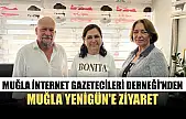 Muğla İnternet Gazetecileri Derneği'nden Muğla Yenigün'e ziyaret