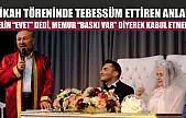 Nikah töreninde tebessüm ettiren anlar: Gelin 'evet' dedi, memur 'baskı var' diyerek kabul etmedi