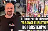 Ölüdeniz'de Örgü Saça Yabancı Turistler İlgi Gösteriyor