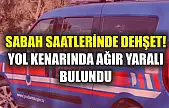 Sabah saatlerinde dehşet! Yol kenarında ağır yaralı bulundu