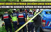 Suudi Arabistan uyruklu çocuğun cansız bedeni 2.3 kilometre uzaklıkta kayanın altında bulundu