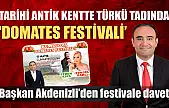 Tarihi antik kentte türkü tadında 'Domates Festivali'