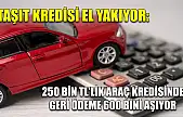 Taşıt Kredisi El Yakıyor: 250 Bin TL'lik Araç Kredisinde Geri Ödeme 600 Bini Aşıyor