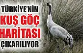 Türkiye'nin Kuş Göç Haritası Çıkarılıyor