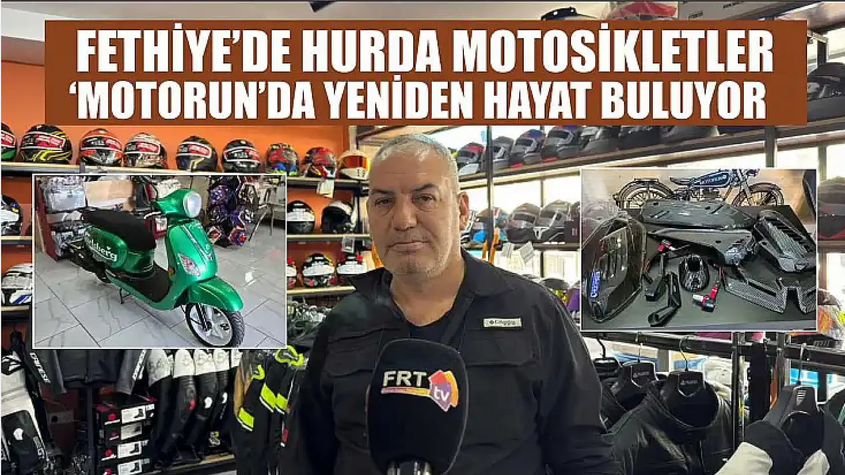 Fethiye'de hurda motosikletler 'Motorun'da yeniden hayat buluyor