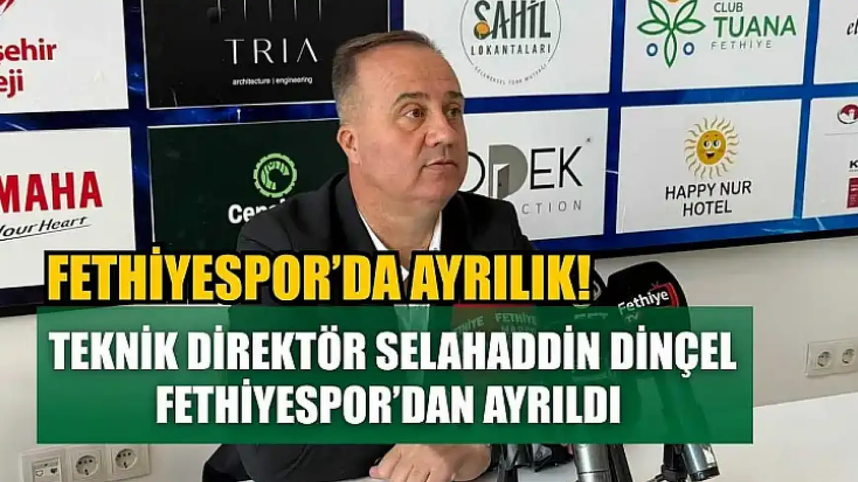 Fethiyespor'da Ayrılık! Teknik Direktör Selahaddin Dinçel görevinden ayrıldı