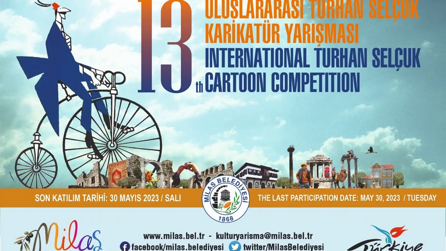 13. Uluslararası Turhan Selçuk Karikatür Yarışması'nda son gün 30 Mayıs