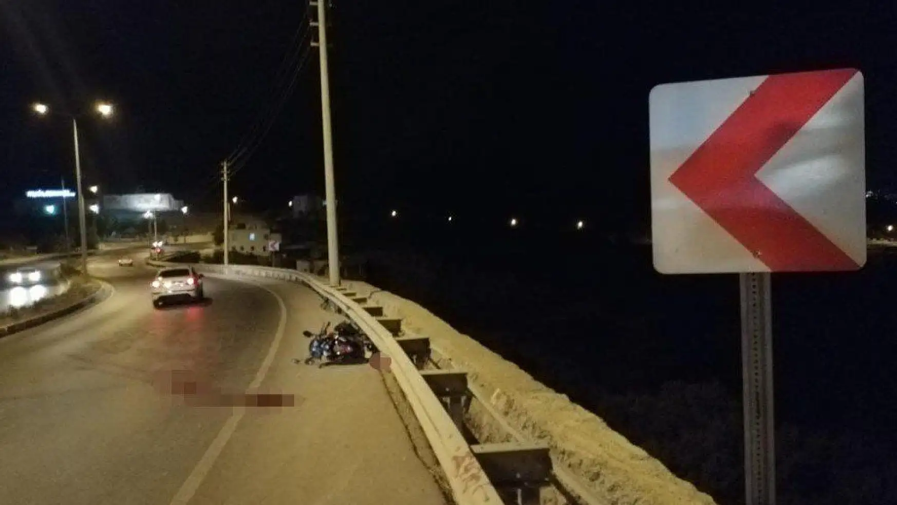Bodrum'da motosiklet kazası: 1 ölü, 1 yaralı