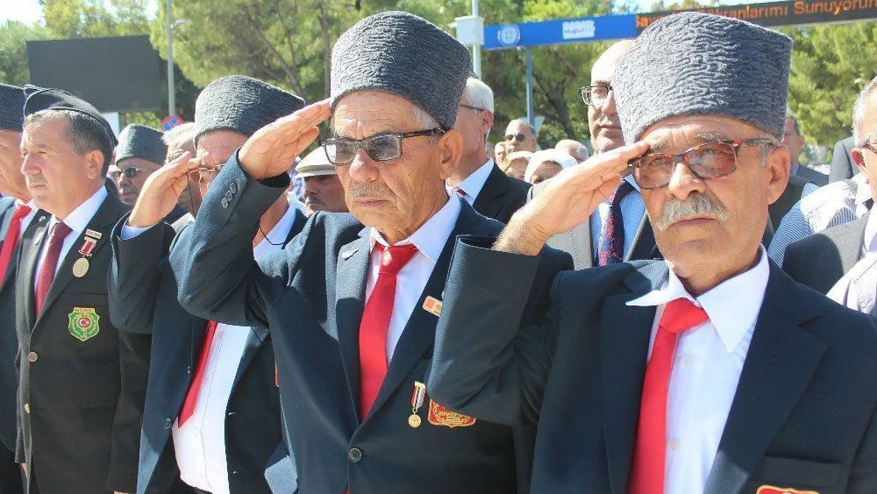 Muğla'da 19 Eylül Gaziler Günü törenle kutlandı