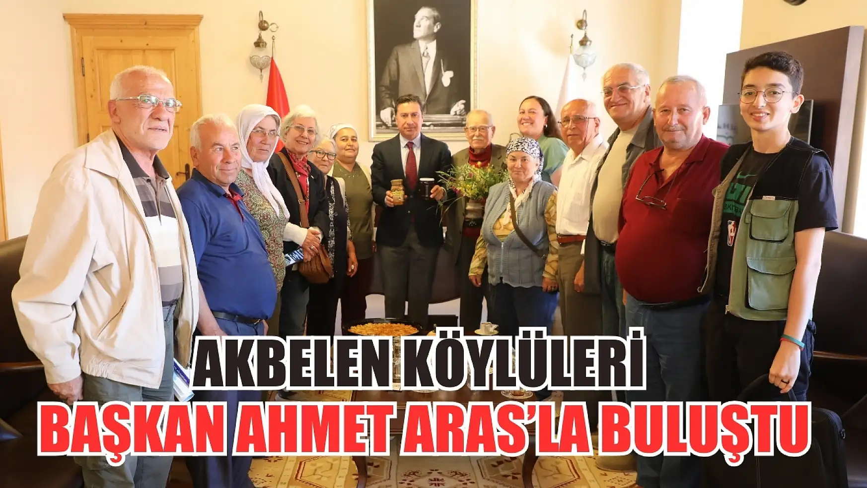 Akbelen Köylüleri Başkan Ahmet Aras'la Buluştu